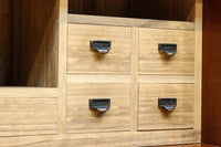 国産ステンドグラスが煌めく魅力的な造りのライティングビューロー　BB3114