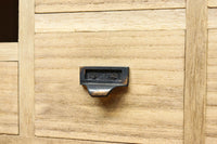 国産ステンドグラスが煌めく魅力的な造りのライティングビューロー　BB3114