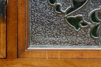 国産ステンドグラスが煌めく魅力的な造りのライティングビューロー　BB3114