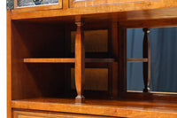 国産ステンドグラスが煌めく魅力的な造りのライティングビューロー　BB3114