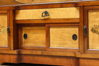 国産ステンドグラスが煌めく魅力的な造りのライティングビューロー　BB3114