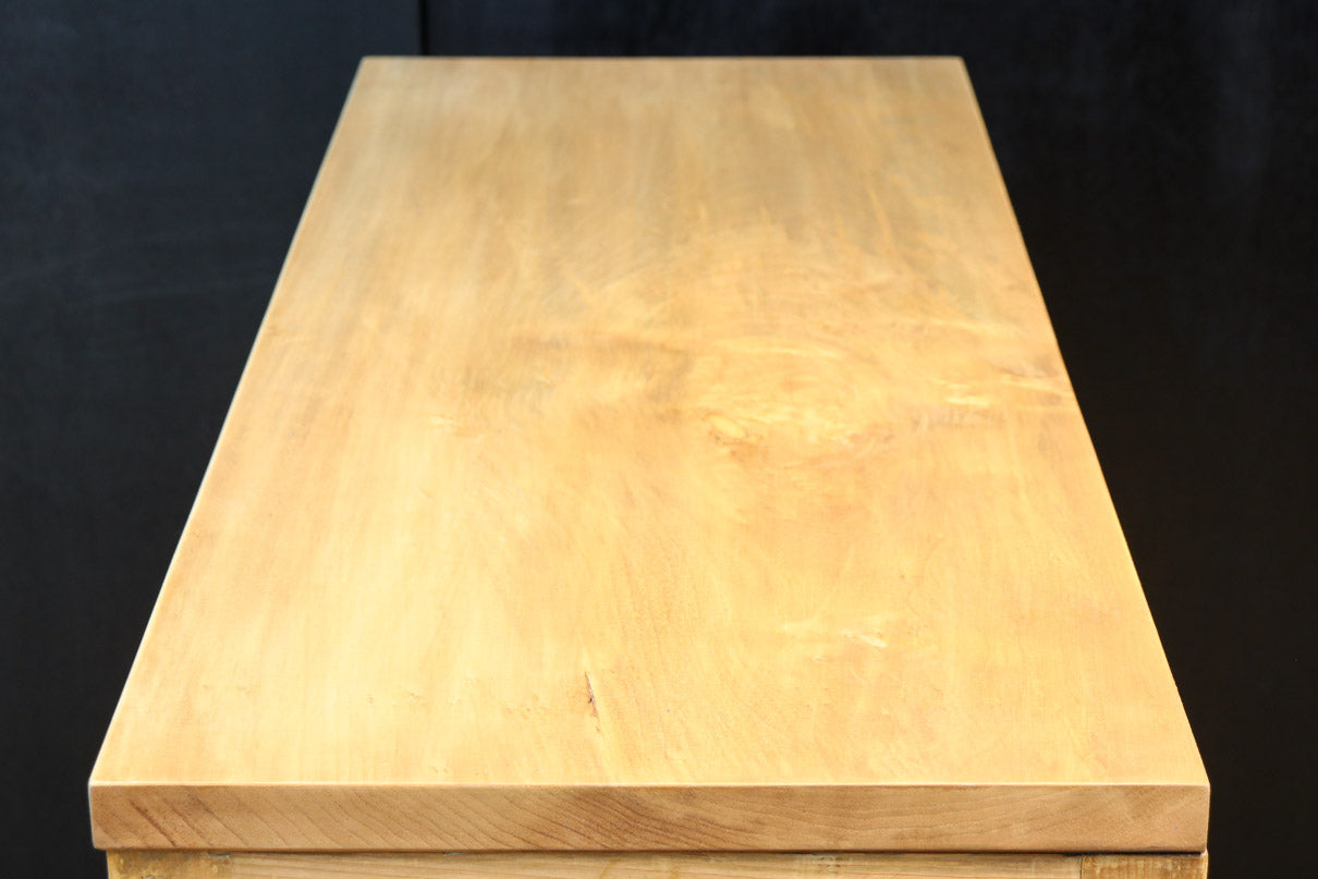 幅900ミリ!! 温かみのある木地色のレトロガラスケース　BB3115