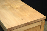 幅900ミリ!! 温かみのある木地色のレトロガラスケース　BB3115