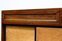 歴史ある味わい深いふすま絵の飛騨地方茶箪笥　BB3116