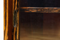 美しいけやきと黒柿杢目の風情溢れる極上茶箪笥　BB3117