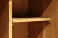 極上全面タモ材‼ 木地色の優しい風合いをした網代戸の小箪笥　BB3122