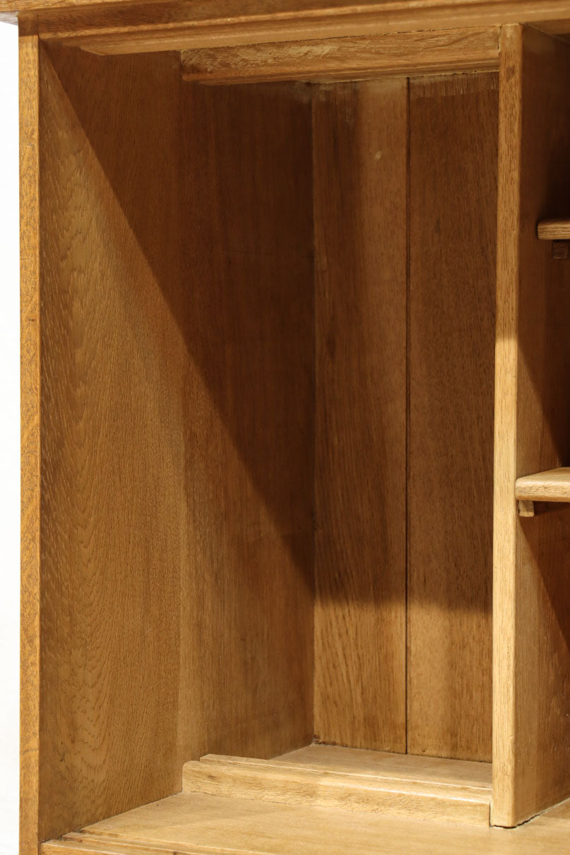 極上全面タモ材‼ 木地色の優しい風合いをした網代戸の小箪笥　BB3122