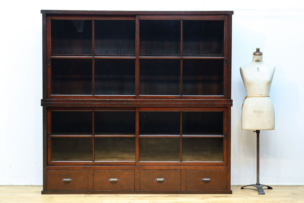 ディスプレイが愉しめるレトロガラスケース　BB3125