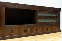 テレビ台に!! 艶やかな色彩で美しい格調あるローチェスト　BB3130