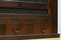 テレビ台に!! 艶やかな色彩で美しい格調あるローチェスト　BB3130