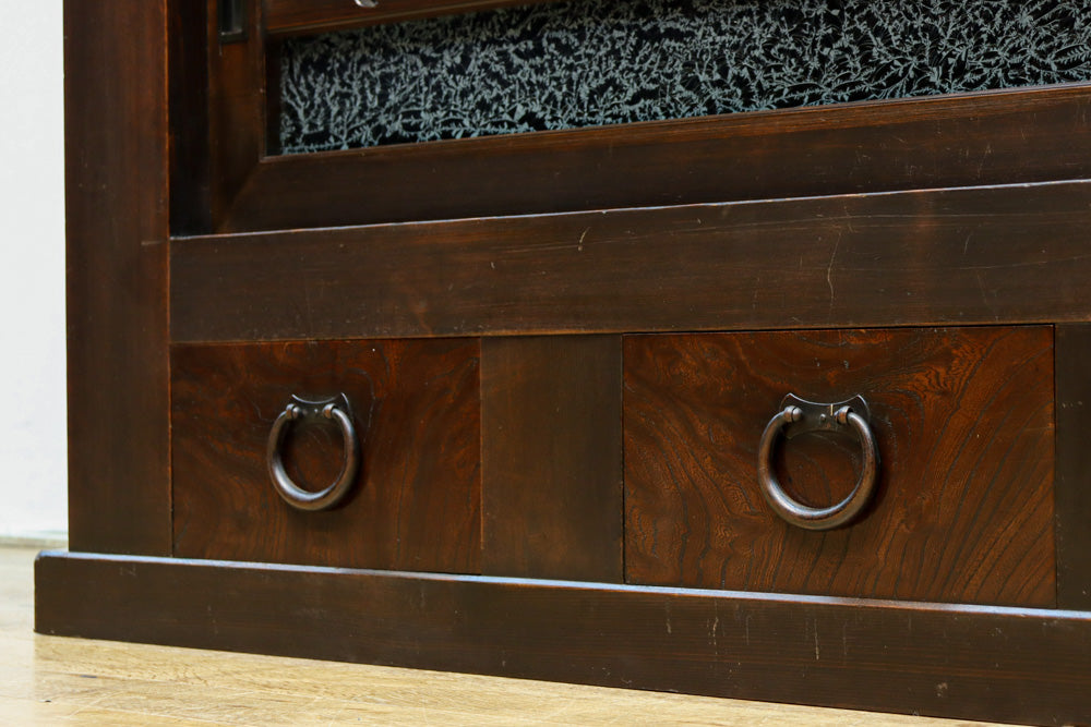 テレビ台に!! 艶やかな色彩で美しい格調あるローチェスト　BB3130