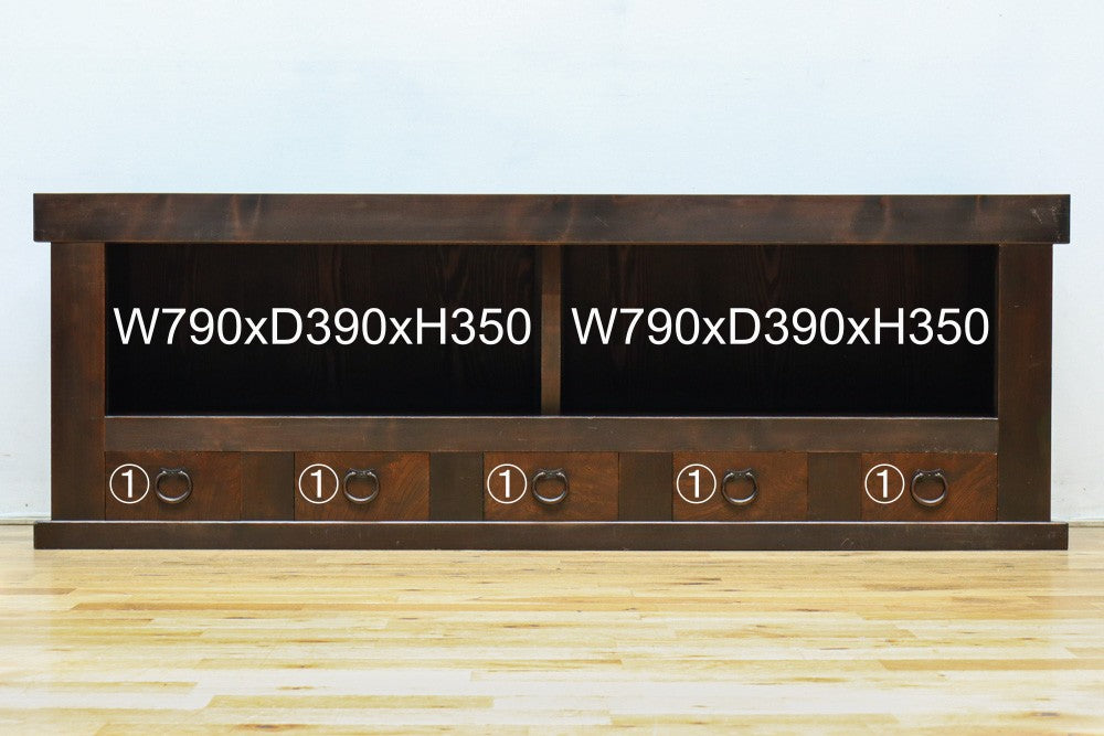 テレビ台に!! 艶やかな色彩で美しい格調あるローチェスト　BB3130