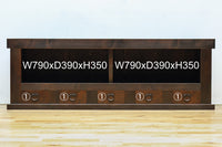 テレビ台に!! 艶やかな色彩で美しい格調あるローチェスト　BB3130