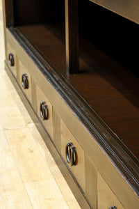 テレビ台に!! 艶やかな色彩で美しい格調あるローチェスト　BB3130