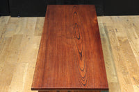 優美なけやき一枚板と印象的な脚作りで気品ある文机　BB3146