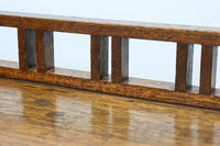 木枠デザインや蛇腹戸造りがお洒落なレトロ本棚　BB3150