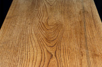 優美な杢目が流れる素地色の三方総欅収納箪笥　BB3153