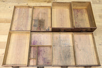 味わいのある色彩で歴史が感じられる北陸地方行商箪笥　BB3157