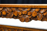 軽井沢彫りの上品な桜模様が浮かぶ鏡台　BB3164