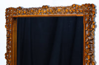 軽井沢彫りの上品な桜模様が浮かぶ鏡台　BB3164