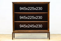 レトロガラスの煌めきが美しいアイアンフレーム付きガラスケース　BB3177