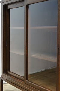 レトロガラスの煌めきが美しいアイアンフレーム付きガラスケース　BB3177