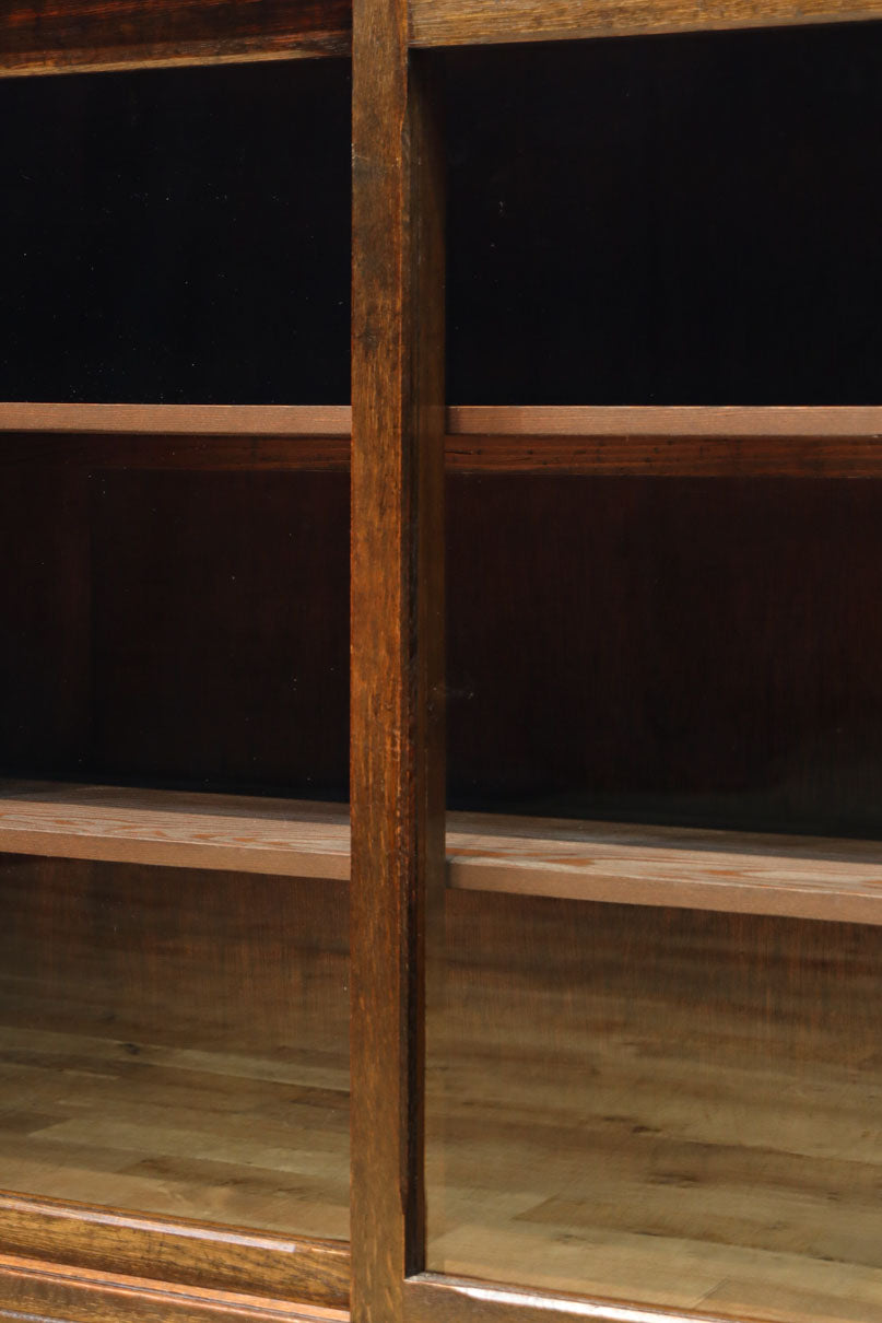 レトロガラスの煌めきが美しいアイアンフレーム付きガラスケース　BB3177