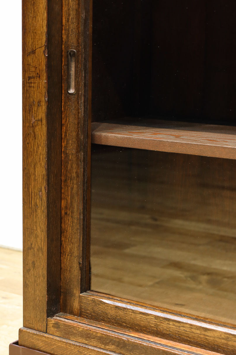 レトロガラスの煌めきが美しいアイアンフレーム付きガラスケース　BB3177