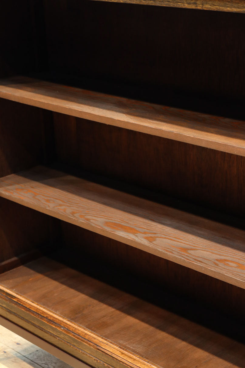 レトロガラスの煌めきが美しいアイアンフレーム付きガラスケース　BB3177