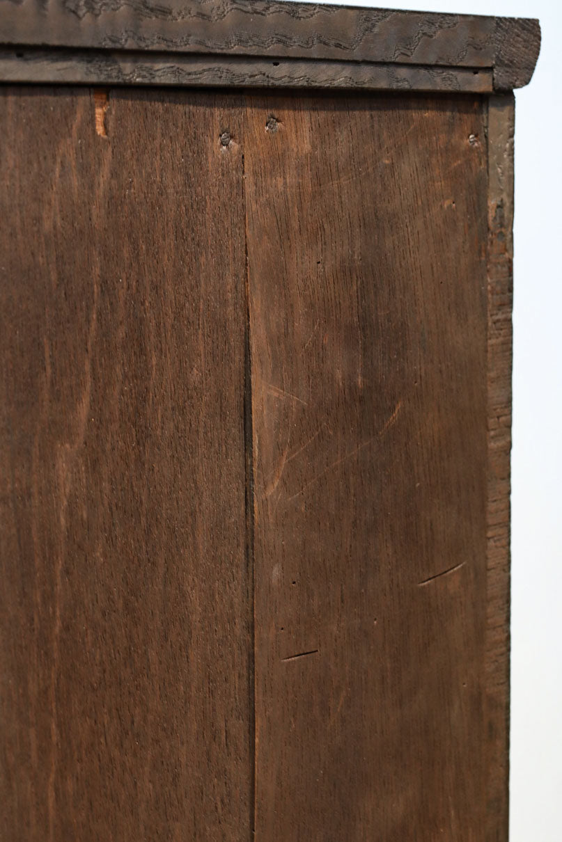 レトロガラスの煌めきが美しいアイアンフレーム付きガラスケース　BB3177