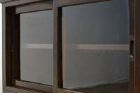 幅1076ミリ　ゆらゆらガラスの温かみあるレトロガラスケース　BB3178