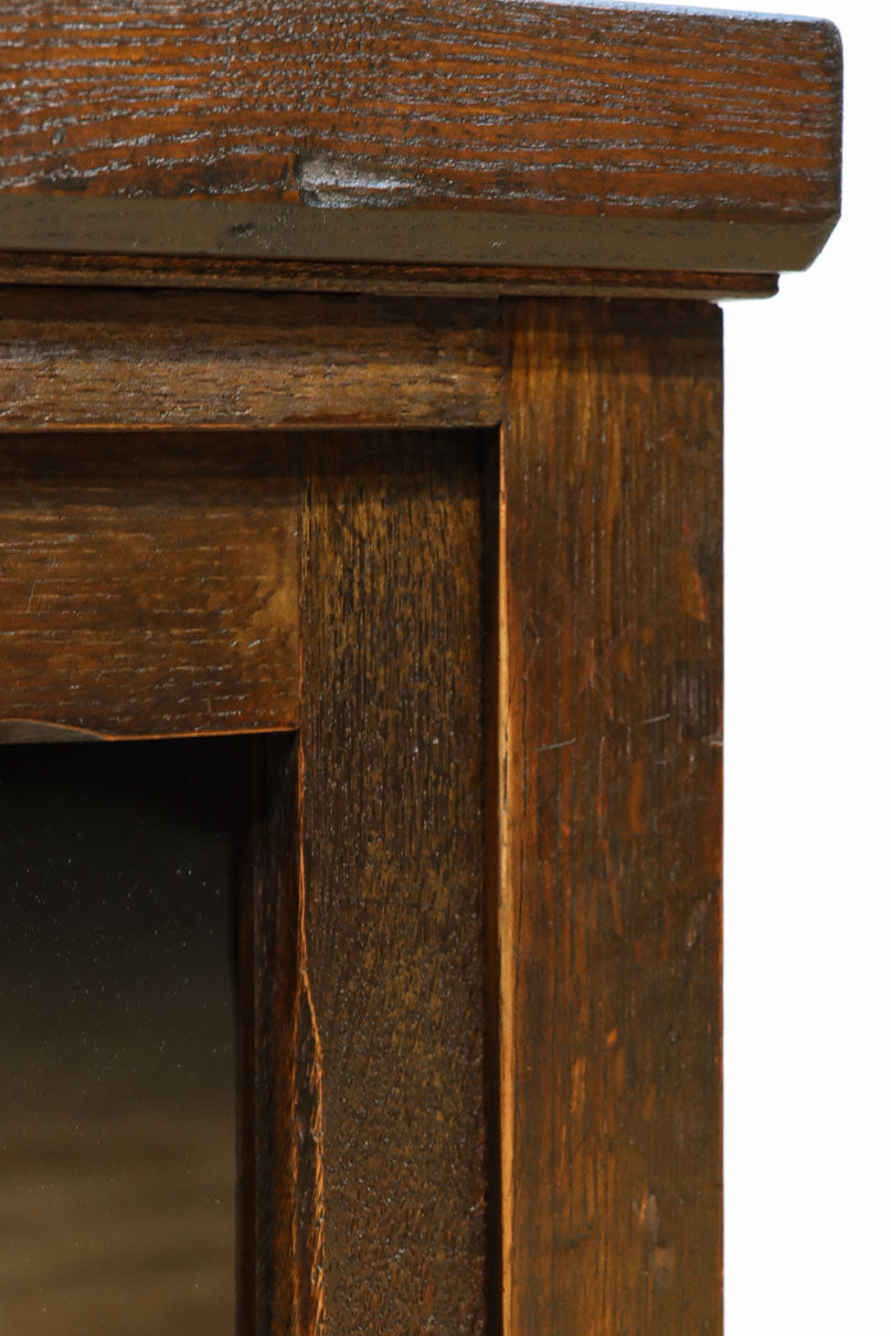 幅1076ミリ　ゆらゆらガラスの温かみあるレトロガラスケース　BB3178