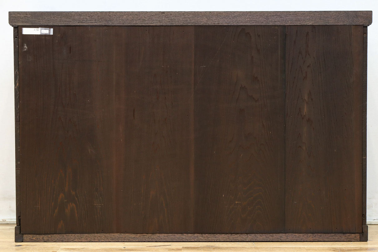 幅1076ミリ　ゆらゆらガラスの温かみあるレトロガラスケース　BB3178