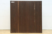 迫力ある杢目と金具の調和が貫禄を与える米沢帳場箪笥　BB3200