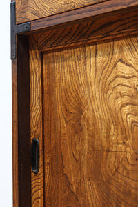 美しい杢目が流れる上質な帳場箪笥　BB3201