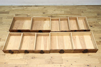 美しい杢目が流れる上質な帳場箪笥　BB3201