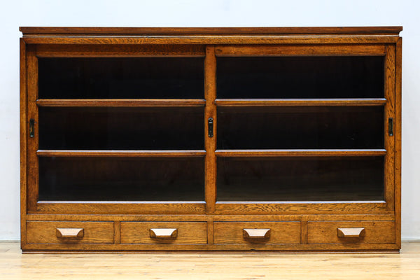 稀少幅1520ミリ‼︎ 温かみある風合いが落ち着きを感じさせるレトロガラスケース　BB3212