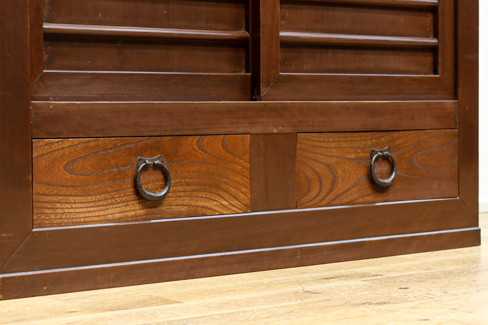 希少サイズ!! 上質さが伝わる細身の京水屋箪笥 BB3217 – 古福庵