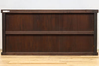 見事な杢目の素晴らしい面持ちの全面総欅越後帳場箪笥　BB3218