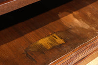 見事な杢目の素晴らしい面持ちの全面総欅越後帳場箪笥　BB3218