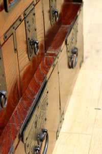 江戸時代寛政四年！！全面総欅仙台帳場箪笥　BB3238