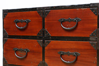 赤みを帯びた風情溢れる最上小箪笥　BB3241