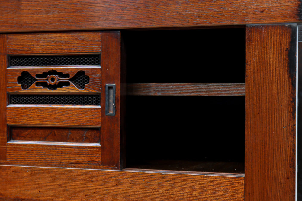 極上前面総けやき！！型変わり９尺近江水屋箪笥　BB3243