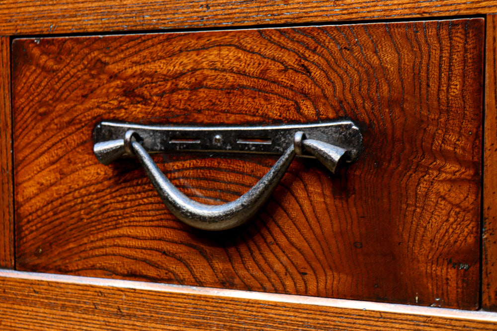 極上前面総けやき！！型変わり９尺近江水屋箪笥　BB3243