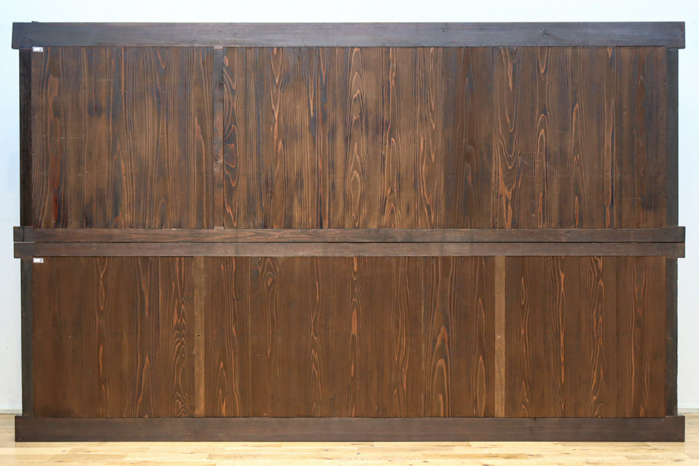 極上前面総けやき！！型変わり９尺近江水屋箪笥　BB3243