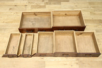 大珍品‼ 当時の生活の知恵から生まれた三面収納•両面使い階段箪笥　BB3244