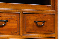 変わりサイズ‼︎引き出しも十分に備えた温かみある色彩のガラスケース　BB3246