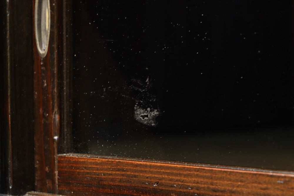 珍品!! 味わいある風合いをした引き違い戸のスタッキング式ガラスケース　BB3249