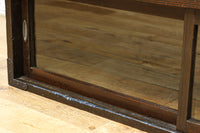 珍品!! 味わいある風合いをした引き違い戸のスタッキング式ガラスケース　BB3249