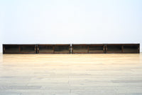 珍品!! 味わいある風合いをした引き違い戸のスタッキング式ガラスケース　BB3249